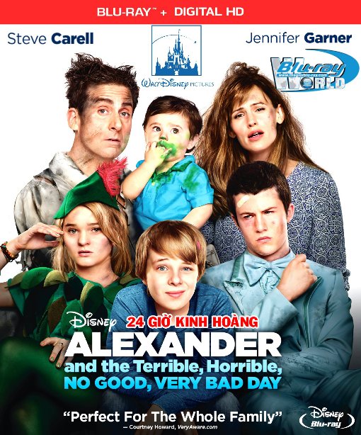 B2036. Alexander and the Terrible, Horrible, No Good, Very Bad Day 2015 - 24 GIỜ KINH HOÀNG 2D25G (DTS-HD MA 5.1)